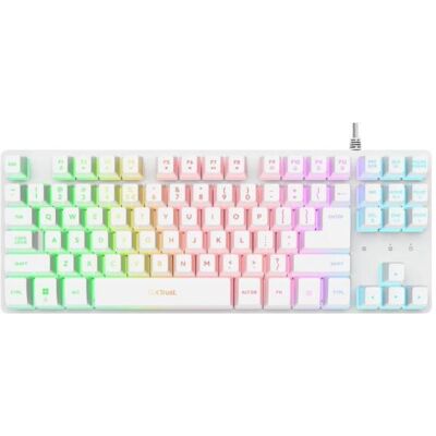 Trust GXT 833W Thado TKL AZERTY Gamingtoetsenbord – PlayStation met RGB-verlichting Trust GXT 833W Thado TKL AZERTY Gamingtoetsenbord – PlayStation met RGB-verlichting