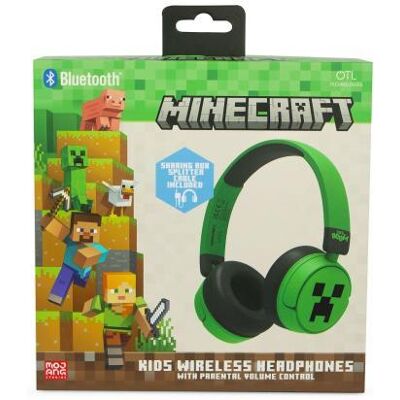 Minecraft Creeper Junior Bluetooth Hoofdtelefoon Minecraft Creeper Junior Bluetooth Hoofdtelefoon