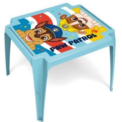 Nickelodeon Paw Patrol Tafel blauw plastic, Nickelodeon Paw Patrol Tafel blauw plastic,