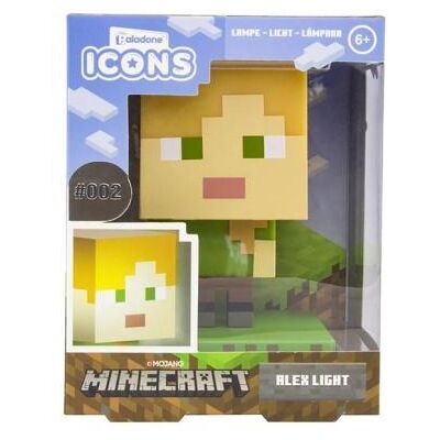 Paladone Minecraft - Alex Icon Light lamp 10cm Paladone Minecraft - Alex Icon Light lamp 10cm