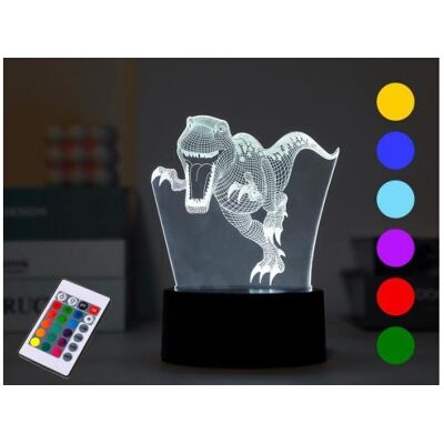 Dinosaur 3D LED-lamp Dinosaur 3D LED-lamp