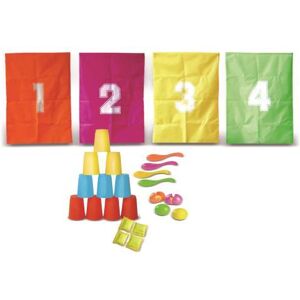 Buitenspeel Set - Zakkenlopen, bekers, lepels, eie Buitenspeel Set - Zakkenlopen, bekers, lepels, eie