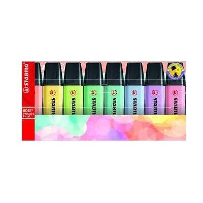 Stabilo Boss Pastel etui 8st Stabilo Boss Pastel etui 8st