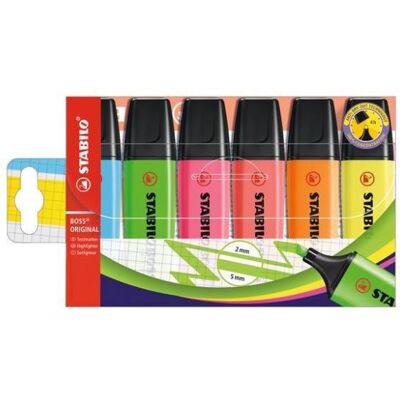 Stabilo Boss Original etui 6st Stabilo Boss Original etui 6st