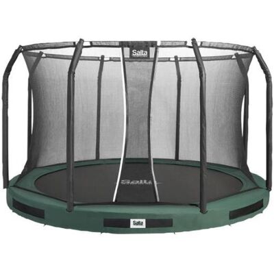 Salta Inbouwtrampoline met veiligheidsnet Premium Ground Ø 3,66 m groen Salta Inbouwtrampoline met veiligheidsnet Premium Ground Ø 3,66 m groen