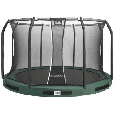 Salta Inbouwtrampoline met veiligheidsnet Premium Ground Ø 4,27 m groen Salta Inbouwtrampoline met veiligheidsnet Premium Ground Ø 4,27 m groen