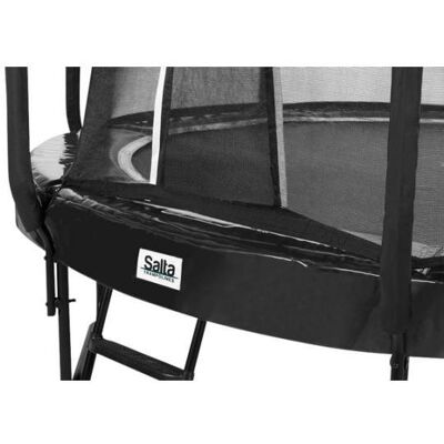 Salta First Class 251cm trampoline zwart met ladder Salta First Class 251cm trampoline zwart met ladder
