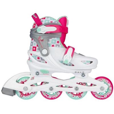 Nijdam Inlineskates hardboot Sk8 Star maat 29- 32 Nijdam Inlineskates hardboot Sk8 Star maat 29- 32