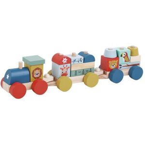 Houten trein 18 delig Houten trein 18 delig