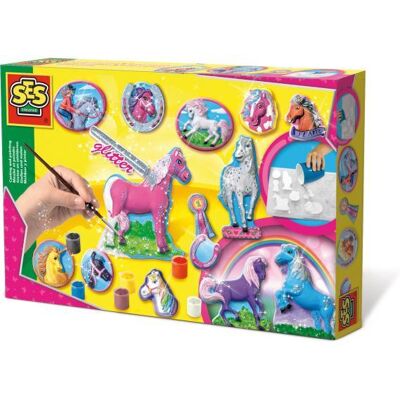 SES Creative SES Gieten en schilderen - Fantasiepaarden SES Creative SES Gieten en schilderen - Fantasiepaarden