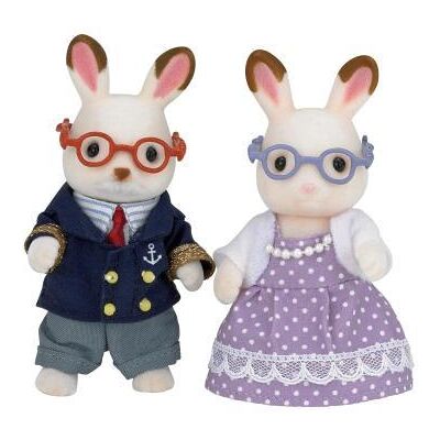 Sylvanian Families 5190 Opa en Oma Chocoladekonijn Sylvanian Families 5190 Opa en Oma Chocoladekonijn