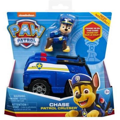 Spinmaster PAW Patrol Voertuig met pup Chase Spinmaster PAW Patrol Voertuig met pup Chase