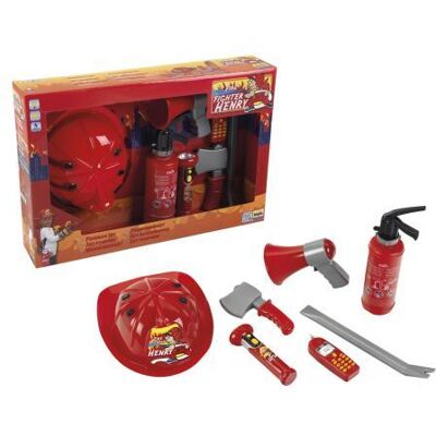 Klein Fire Fighter Henry 7-delige brandweermanset Klein Fire Fighter Henry 7-delige brandweermanset