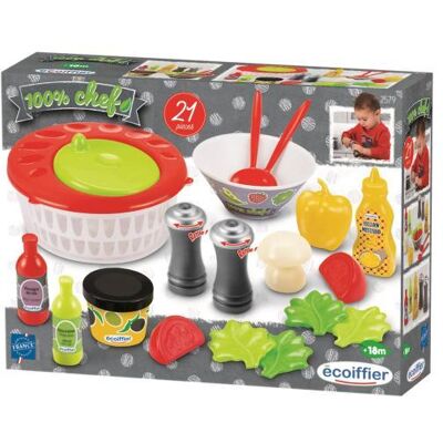 Ecoiffier Slacentrifuge met dressings Ecoiffier Slacentrifuge met dressings
