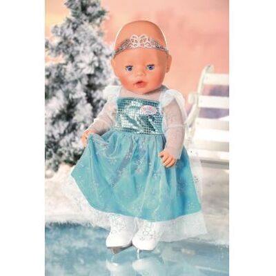 Zapf Creation BABY Born IJsprinses kledingset 43cm Zapf Creation BABY Born IJsprinses kledingset 43cm