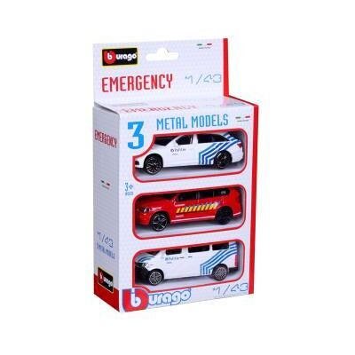 Bburago Reddingsdiensten België 1:43 3-pack Bburago Reddingsdiensten België 1:43 3-pack