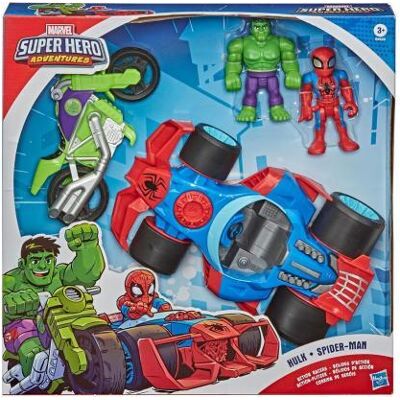 Hasbro Marvel Super Hero Adventures Hulk en Spider Man Ac Hasbro Marvel Super Hero Adventures Hulk en Spider Man Ac