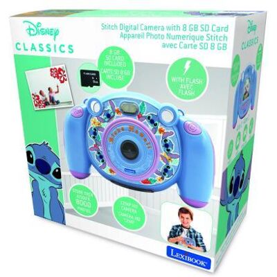 Lexibook Stitch digitale camera met 8GB SD kaart Lexibook Stitch digitale camera met 8GB SD kaart