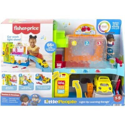 Fisher Price Little People Leerzame garage met lic Fisher Price Little People Leerzame garage met lic