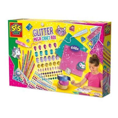 SES Creative Glitter Mega Knutselbox SES Creative Glitter Mega Knutselbox