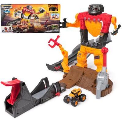 Spinmaster Monster Jam - 1:64 - Smash & Bash – Smashbot Playset Spinmaster Monster Jam - 1:64 - Smash & Bash – Smashbot Playset