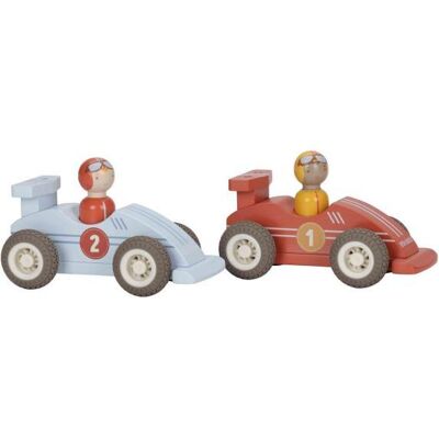 Little Dutch - Houten Racewagen met pop FSC Pullback Little Dutch - Houten Racewagen met pop FSC Pullback