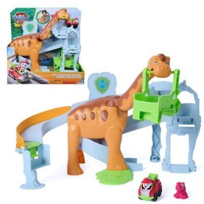 Spinmaster PAW Patrol Dino Movie - Lift and Race Dino Speelset Spinmaster PAW Patrol Dino Movie - Lift and Race Dino Speelset