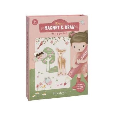 Little Dutch Magneet en tekenset Rosa Fairy Garden Little Dutch Magneet en tekenset Rosa Fairy Garden