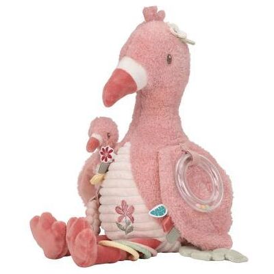 Little Dutch Safari Activiteitenknuffel Flamingo GRS Little Dutch Safari Activiteitenknuffel Flamingo GRS