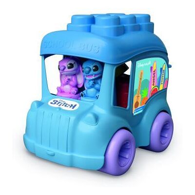 Clementoni Clemmy Stitch Schoolbus met blokken Clementoni Clemmy Stitch Schoolbus met blokken