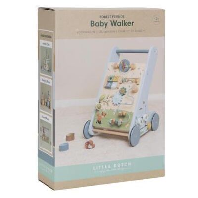 Little Dutch Loopwagen Forest Friends blauw Little Dutch Loopwagen Forest Friends blauw