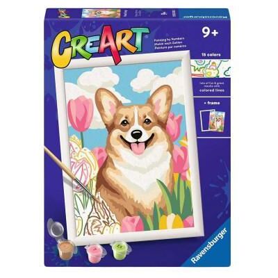 Ravensburger CreArt Floral Corgi Ravensburger CreArt Floral Corgi