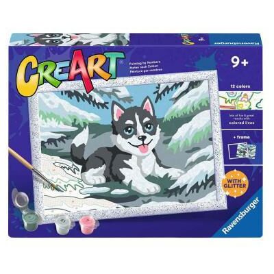 Ravensburger CreArt Cheeky Husky Ravensburger CreArt Cheeky Husky