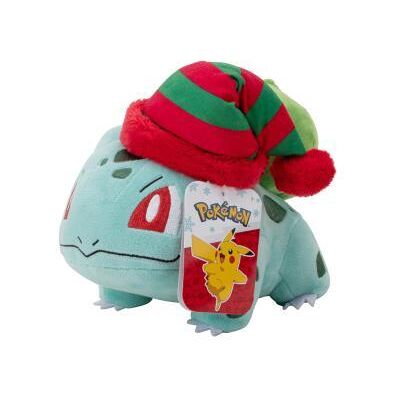 Pokemon Bulbasaur met muts Pluche 20cm Pokemon Bulbasaur met muts Pluche 20cm