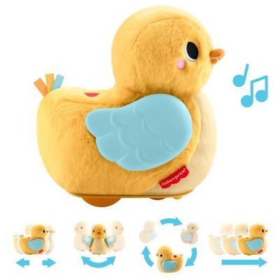 Fisher Price Fisher-Price 4-in-1 Knuffel en Kruip Eend Fisher Price Fisher-Price 4-in-1 Knuffel en Kruip Eend