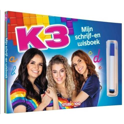 Studio 100 K3 Mijn schrijf- en wisboek Studio 100 K3 Mijn schrijf- en wisboek