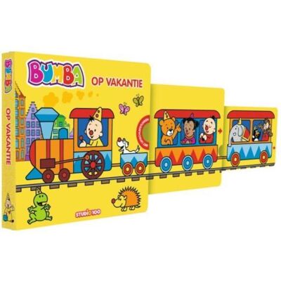 Studio 100 Bumba uitschuifbaar kartonboek - Bumba op vakantie Studio 100 Bumba uitschuifbaar kartonboek - Bumba op vakantie