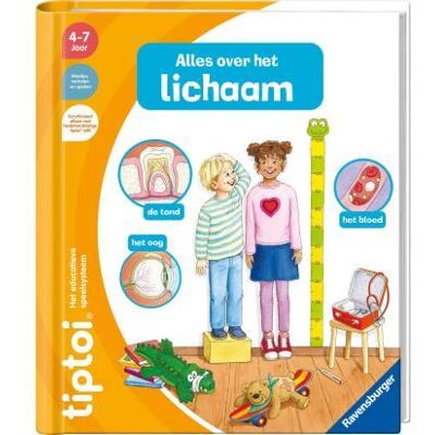Ravensburger Tiptoi Alles over het lichaam Ravensburger Tiptoi Alles over het lichaam