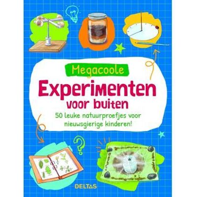 Deltas Megacoole experimenten voor buiten - doos met kaarten Deltas Megacoole experimenten voor buiten - doos met kaarten