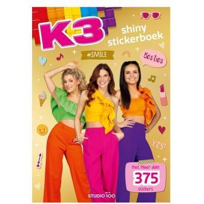 Studio 100 K3 Shiny Stickerboek Studio 100 K3 Shiny Stickerboek