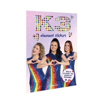 Studio 100 K3 kleurboek met diamantstickers Studio 100 K3 kleurboek met diamantstickers