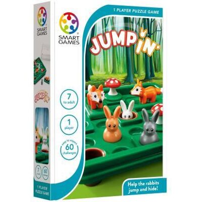 SmartGames - Jump In' - compact denkspel - 60 opdrachten SmartGames - Jump In' - compact denkspel - 60 opdrachten