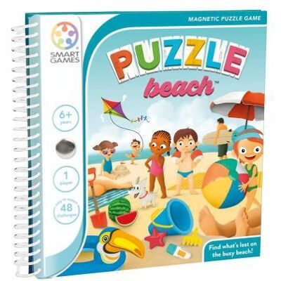 SmartGames - Puzzle Beach - magnetisch reisspel - 48 opdrachten SmartGames - Puzzle Beach - magnetisch reisspel - 48 opdrachten