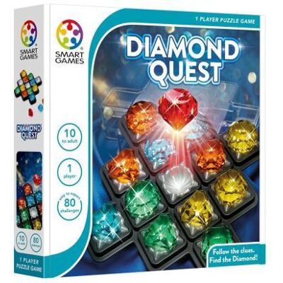 SmartGames - Diamond Quest - denkpuzzel - 80 opdrachten SmartGames - Diamond Quest - denkpuzzel - 80 opdrachten