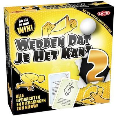 Tactic Wedden dat je het kan? 2 Tactic Wedden dat je het kan? 2