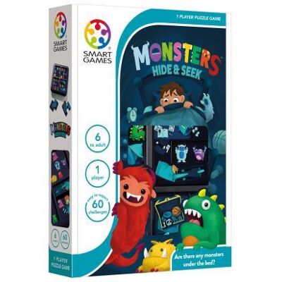 SmartGames - Monsters Hide & Seek - compact denkspel - 60 opdrachten SmartGames - Monsters Hide & Seek - compact denkspel - 60 opdrachten