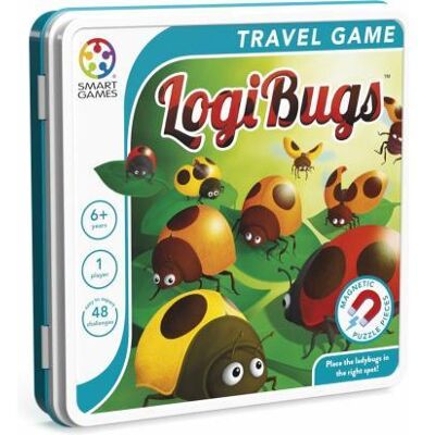 SmartGames - LogiBugs - magnetisch reisspel - 48 opdrachten SmartGames - LogiBugs - magnetisch reisspel - 48 opdrachten