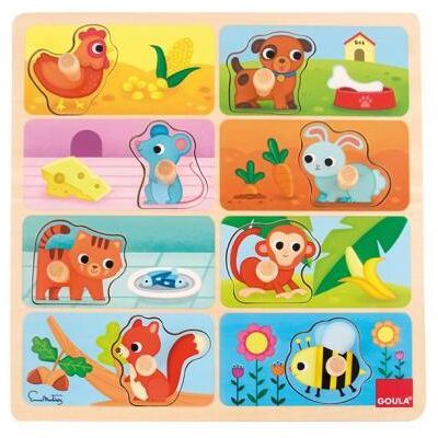 Goula Knoppuzzel Noppenpuzzel Mijn Lievelingseten Goula Knoppuzzel Noppenpuzzel Mijn Lievelingseten