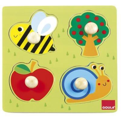 Goula Houten knoppuzzel Boomgaard Goula Houten knoppuzzel Boomgaard