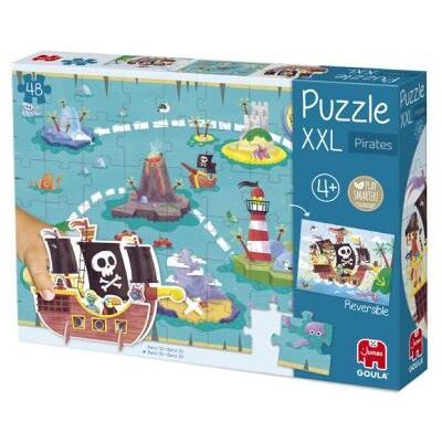 XXL puzzel Goula legpuzzel Piraten XXL puzzel Goula legpuzzel Piraten